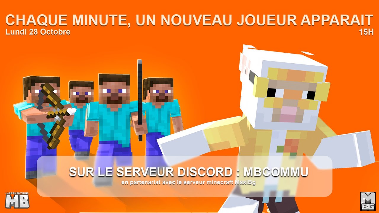 Notre premier évènement Minecraft !